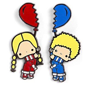 Sanrio Patty Jimmy Enamel Pin Set RETIRED EXCLUSIVE Couple